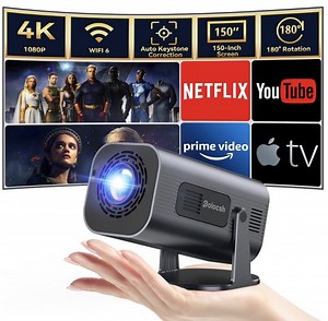 📽️ Polocsh P6 - 1080p Beamer mit BT 5.2 für 44,99€ (statt 60€)