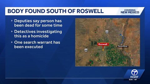 Body found south of Roswell
