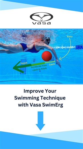 The Vasa SwimErg is the ultimate swim bench for improving endurance, sustained power, and stroke technique. Consistent training on the SwimErg is a proven way for athletes of any ability to swim stronger, better, faster. You’ll get outstanding results for developing swim-specific power, strength, and endurance. The SwimErg’s adjustable airflow resistance closely simulates the feeling of swimming in water. It's equipped with the latest PM3 Power Meter technology, allowing you to simulate swimming
