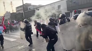 Thousands march in Peru, demanding resignation of leftist President Castillo