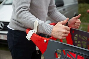 Hands-Free Shopping Cart Attachments