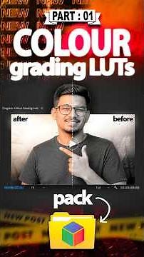 FREE LUT Pack for Video Editors | Download Easily | Part - 01 #shortsfeed #editing