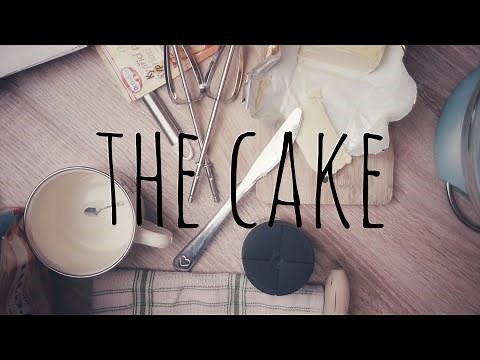Baking cake in cinematic sequence
