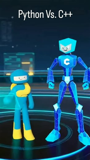 print("Hello World") on Instagram‎: "بايثون و ++C… نفس الهدف، لكن لكل لغة أسلوبها الخاص! في هذا الفيديو حوّلنا اللغات لشخصيات كرتونية ممتعة: بايثون تتفاخر ببساطتها وعدد أسطرها القليل، و ++C تستعرض سرعتها الخارقة وأدائها العالي. الفكرة توضح بشكل بسيط كيف أن كل لغة لها قوتها—والاختيار يعتمد على المشروع اللي تشتغل عليه. تابع للمزيد من فيديوهات البرمجة والذكاء الاصطناعي💻"‎