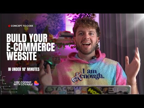 How to build an E-commerce website in under 10 minutes with Lovable
