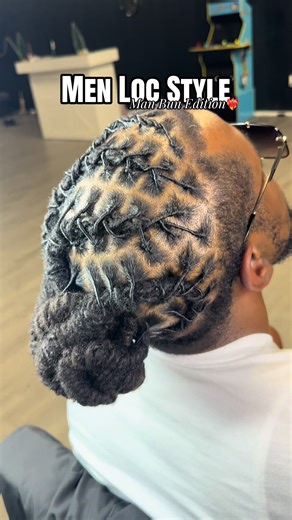 Men's Loc Style: Man Bun Edition