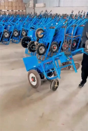 Electric Flatbed Cart for Efficient Material Handling