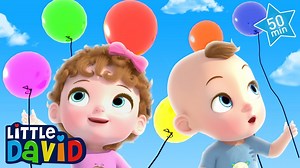 125K views · 3.1K reactions | Baby David and Baby Emma have balloons of different colors, sizes and shapes! In this nursery rhyme for kids compilation, sing along to songs such as Balloon Song, and lots more kids songs! | Baby Blue & Monsters - Kids Songs | Facebook
