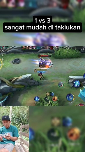 1 vs 3 sangat mudah di taklukan #mobilelegends #mlbb #ml | Kardinal Ananda