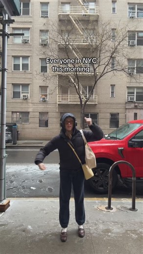Anna Barger on Instagram: "Wouldn’t recommend loafers in the snow"