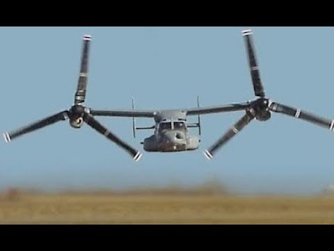 Worlds SAFEST AIRCRAFT TO FLY US Military V-22 Tilt rotor Military transport aircraft