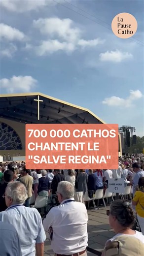 SALVE REGINA - Messe du pape Léon XIV, place de la concorde