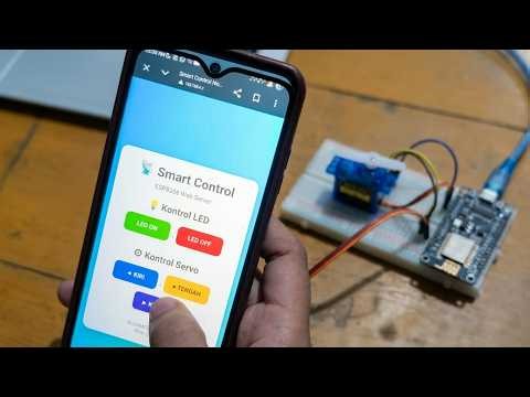 Motor Servo Menggunakan ESP8266 dan Arduino IDE