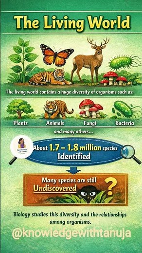 Class 11 Biology Chapter 1 | The Living World | Easy Notes for Students 📚🧬