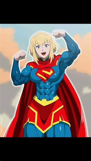 Muscular Supergirl (My Adventures with Superman: Season 3)