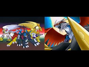 Digimon Adventure 02 Opening Comparison (Target ~Akai Shougeki~)