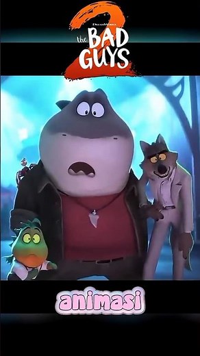 the bad guys 2 Mr wolf shark snek tarantula piranha #alurceritafilmthebadguys2