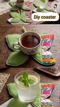 Diy butterfly tea coasters | free pattern | sewing tutorial [all things fabric]