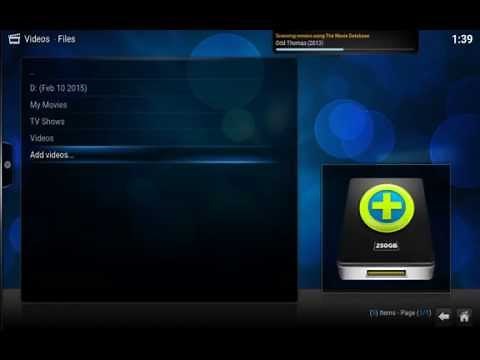 Adding a custom movie folder to Kodi