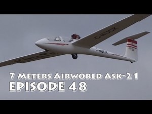 Amazing Airworld ASK-21 7m sailplane aerobats in the sky. Florida Jets FrankTiano