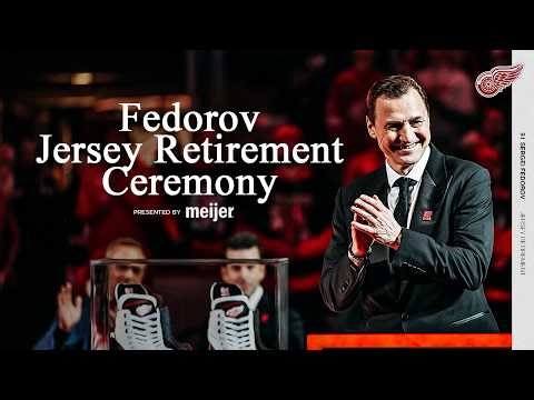 No. 91 Sergei Fedorov Jersey Retirement Ceremony | Jan. 12, 2026