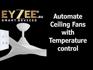 Smart Ceiling Fan Automation: Turn On at 25°C, Off at 19°C | Zigbee Temperature Control