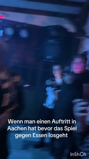 Auftritt in Aachen vor dem Spiel gegen Essen