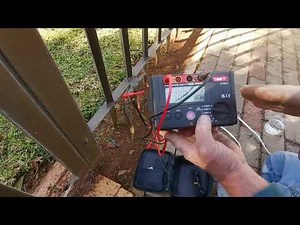 UNI-T UT501A insulation tester testing a cable