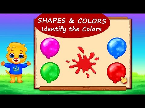 Colors and Shapes #4 - Identify the same colors with Lucas and Ruby | RV AppStudios Games