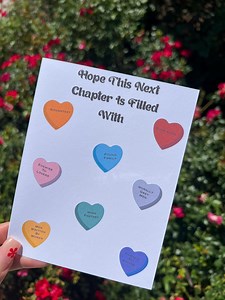 Bookish Birthday Card: Candy Heart Book Tropes - Etsy