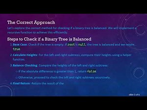 How to Check If a Binary Tree Is Balanced
