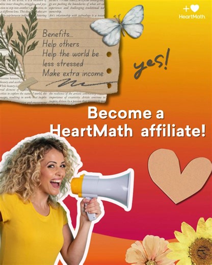 When something has made a difference in your life, naturally want to tell others so they too can experience benefits. 📣HeartMath’s new Affiliate Program is a meaningful way to share the tools and practices that have helped you—and earn a little extra $ along the way. If you're an influencer, content creator, or someone who simply loves inspiring others to live more heart-centered lives, we’d love to have you on board. 💙 Become a voice for a brand you love! Find out more here: https://www.heart