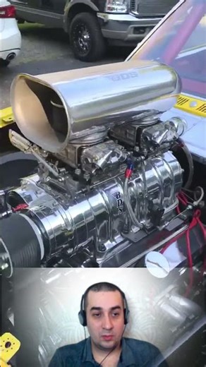 Muscle Car Engine Sound v8 with blower