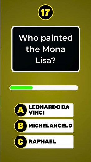 Only 2% Really Know Who Painted the Mona Lisa? 🖼️