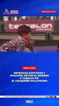 ASÍ INGRESO EL CHAQUEÑO PALAVECINO AL PREDIO DE JESUS MARÍA