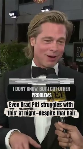 The ONE thing Brad Pitt struggles with at night...