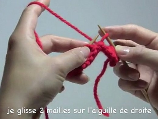 De fil en aiguille 09 - Surjet double a maille centrale