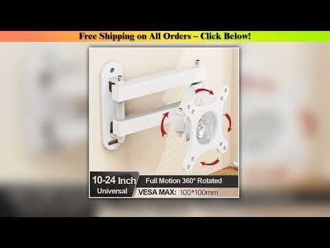 20 tiltable TV Wall Mount Bracket 360 Rotated Holder Universal TV Mounts for 14-24'' Computer
