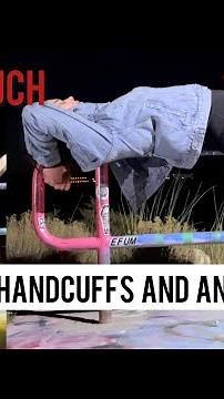 Escaping handcuffs and ankle cuffs! The end is crazy😂