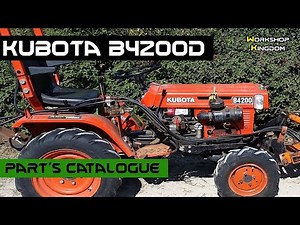 KUBOTA B4200D Parts Catalogue Manual - ENGLISH - Download PDF
