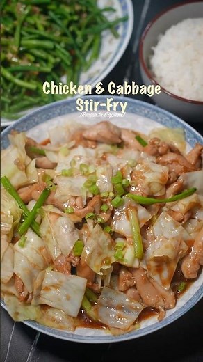 Chicken & Cabbage Stir-Fry