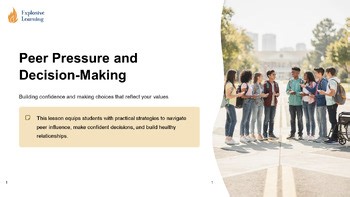 Peer Pressure and Decision Making Building Confidence and Making Grades 4-12 ...