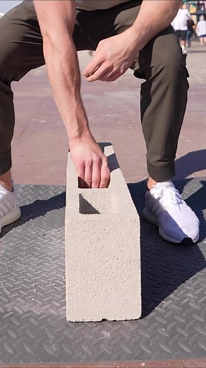 1.2M views · 53K reactions | Lift the Concrete Blocks, Win $100! #fitness #challenge #muscle #bodybuilder #dad #strength #construction #bodybuilder | Brandon William | Facebook