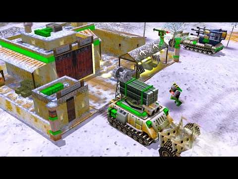 China and Italian Alliance to Destroy the GLA Scud Storm Base | C&C Generals ZH - Modded Mission Map