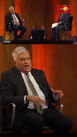 5.6K views · 108 reactions | “I have been in Politics before you were born” Says Ranil in head to head interview with Aljazeera Credits: Al Jazeera English and Head to Head You can watch the full show here: https://youtu.be/OXJhvhNNHWA #news #newsfirst #news1st #newsupdate #srilanka #lanka #newsfirstenglish | Newsfirst.lk English | Facebook