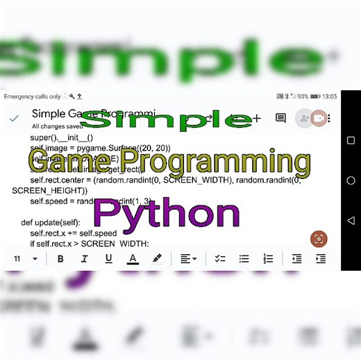 Simple Game Programming using Python