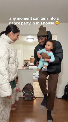 Laylah & Aaliyah Barton on Instagram: "when trying on our coats turn into a dance party!! #familytime #explorepage #reelsinstagram #toddlermomlife #toddlerofinstagram"