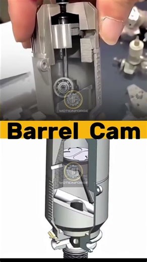 Barrel Cam – Mechanical Design#Engineering #Mechanical #HowItWorks #TechEducation #Mechanics