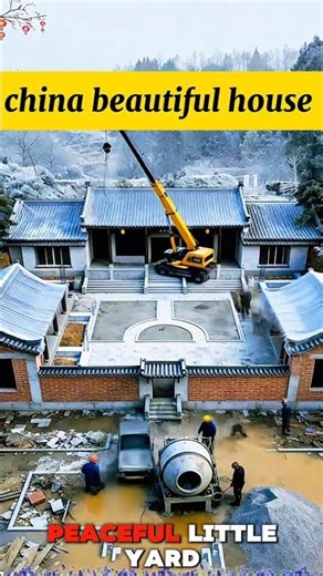Building a Stunning Chinese-Style House | Real Construction Footage #construction #viralshort