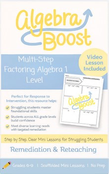 Multi-Step Factoring (Mixed Review) (Mini Lesson and Video)